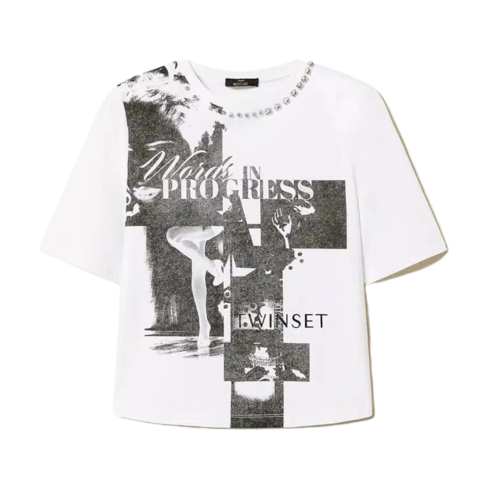 Twinset Women's White T-Shirts And Polos Collection - T-Shirts - Xs - Tops
