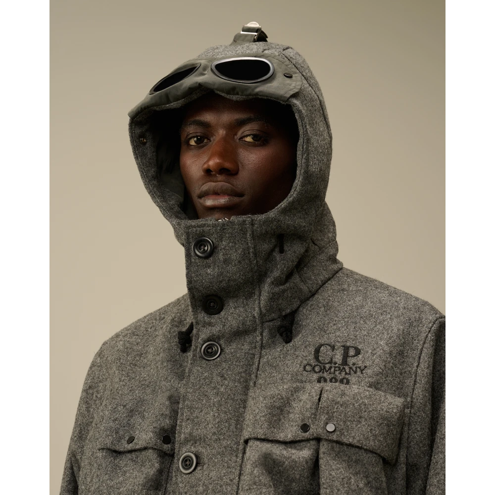 C.P. Company Shetland Twill Mille Jack Antraciet Grijs Gray Heren