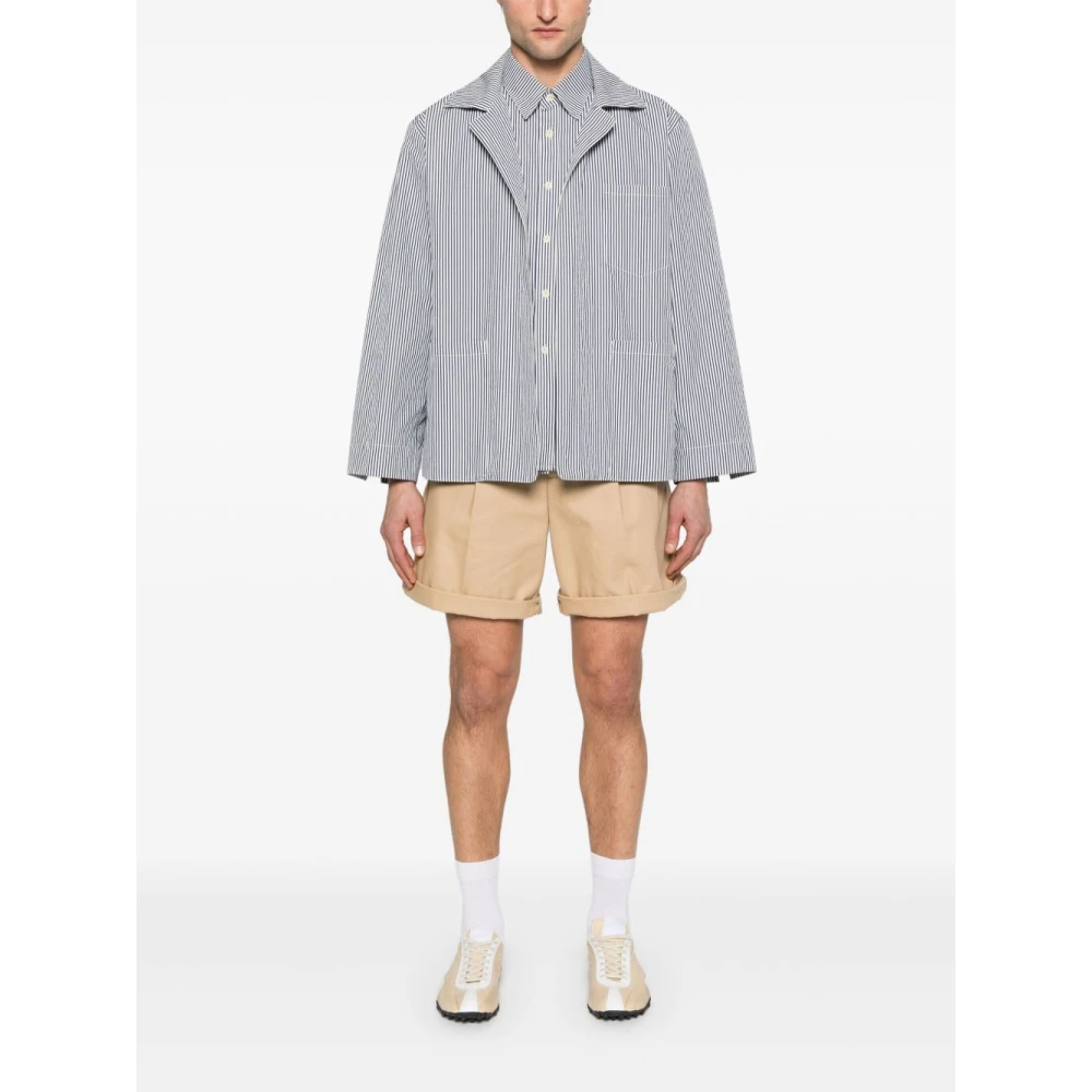 Maison Margiela Blauwe Stijlvolle Jassen Blue Heren