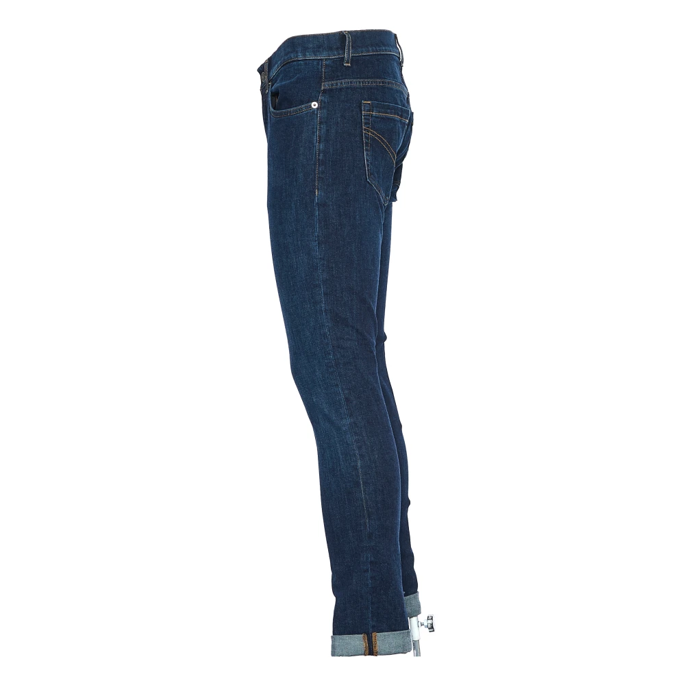 Dondup Blauwe Skinny Jeans Blue Heren