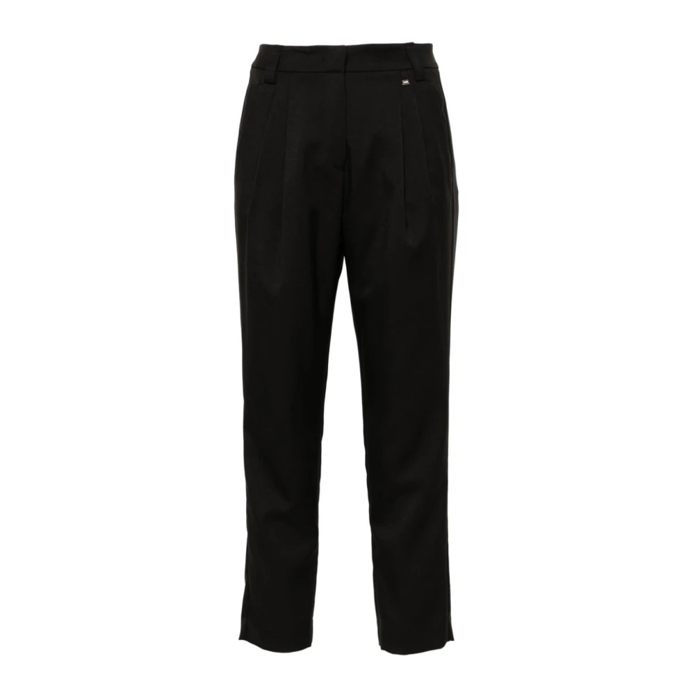 Herno Logo Plaque Broek Black Dames