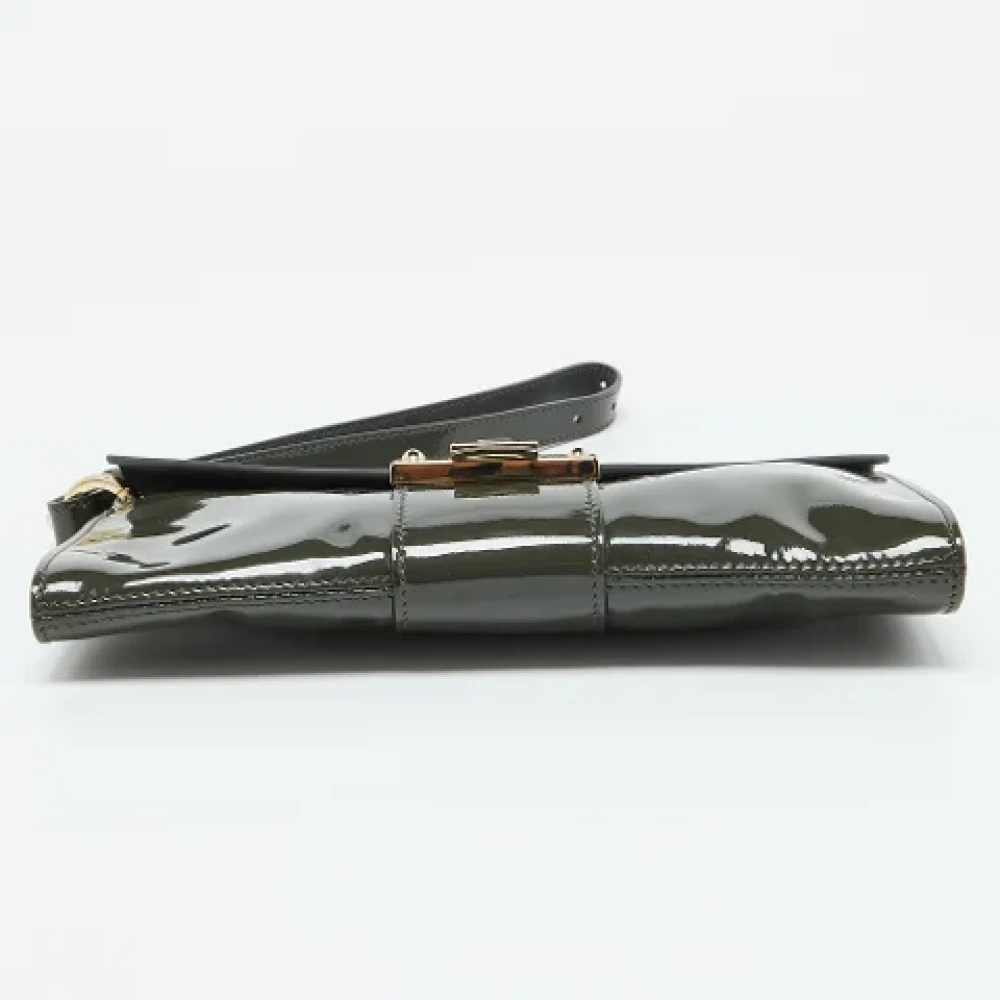 Jimmy Choo Pre-owned Fabric clutches Green Dames