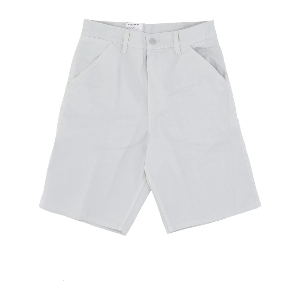 Carhartt WIP Relaxed Fit Werkshorts Sonic Silver Gray Heren