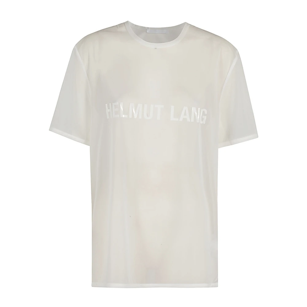 Helmut Lang Logo Tee Shirt White Dames