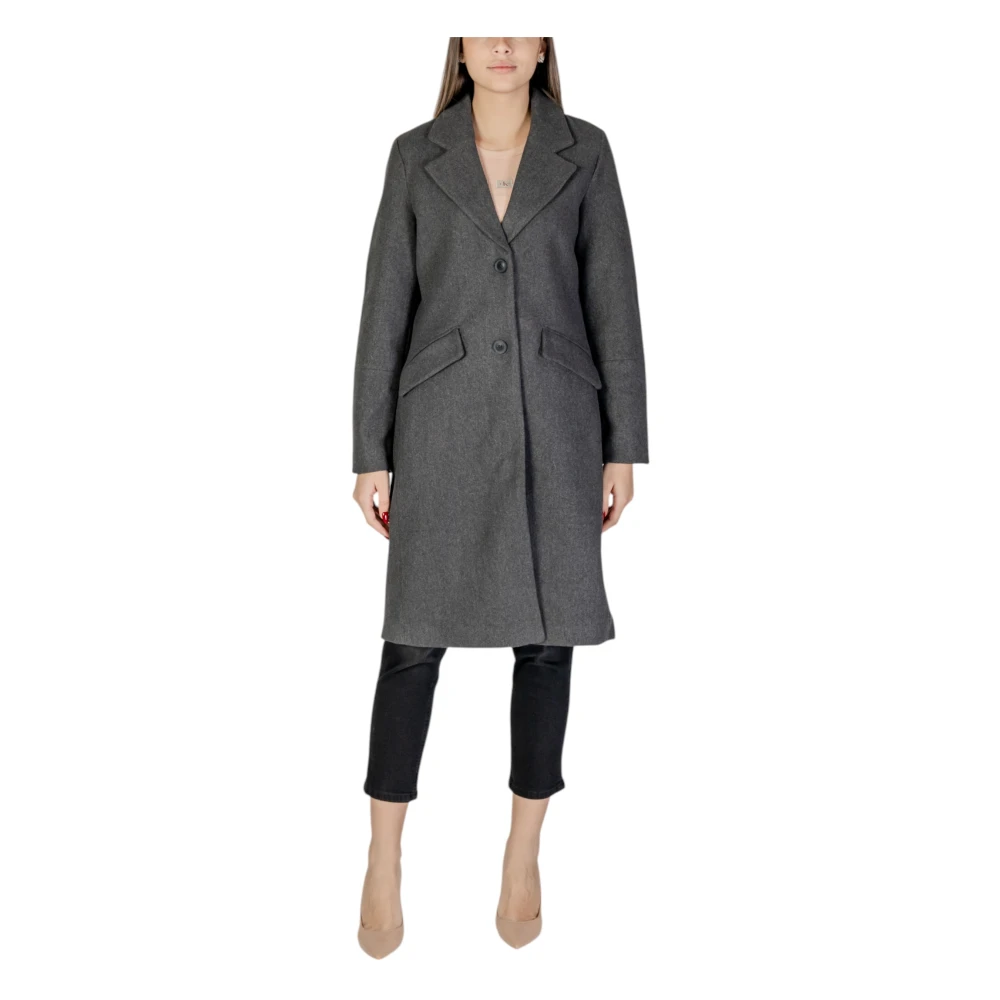 Vero Moda Herfst Winter Damesjassen en Teddy Collectie Gray Dames