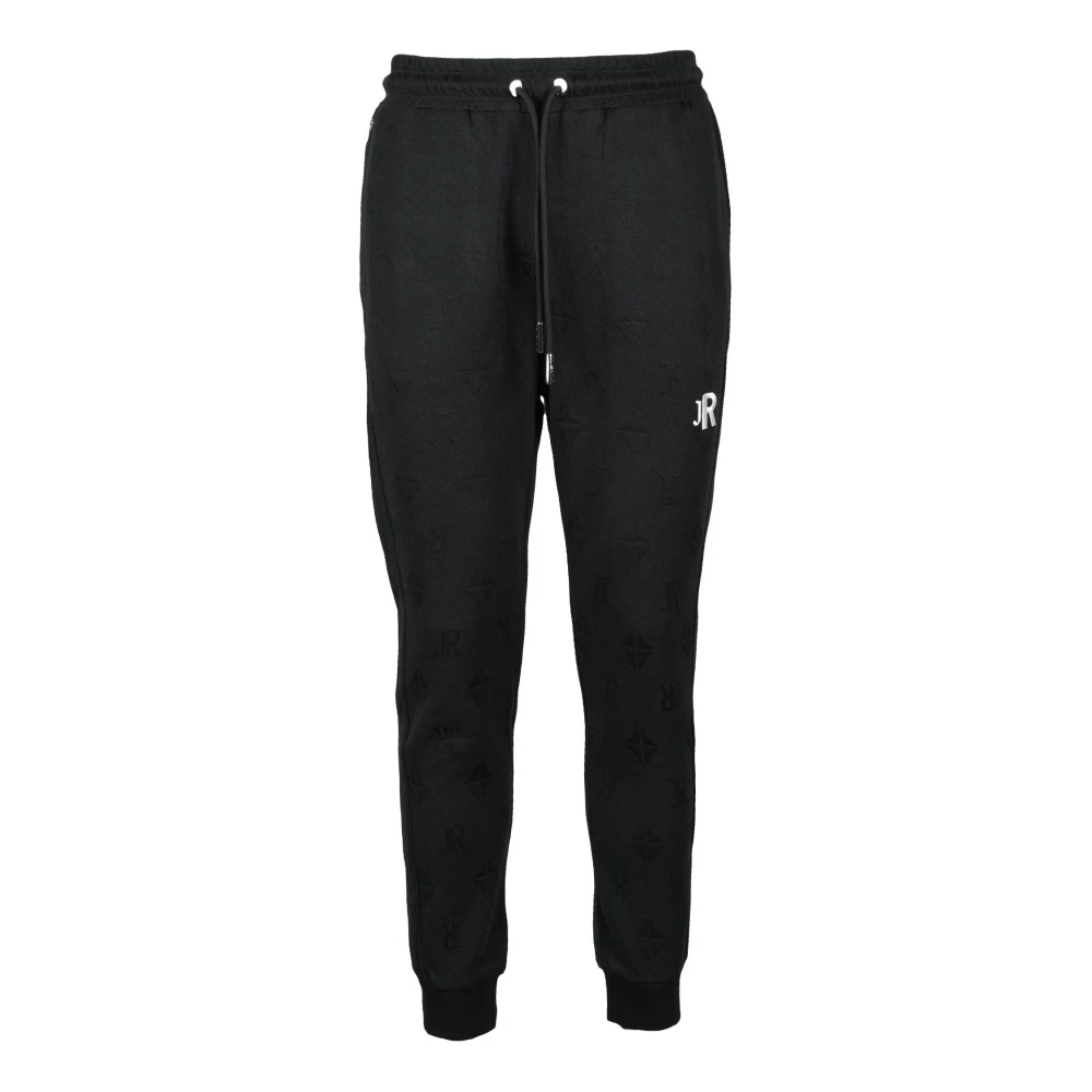 John Richmond Katoen Polyester Jumpsuit Black Heren