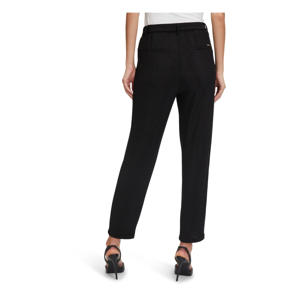 Betty & Co Pakbroek met Lurexdraad Black Dames
