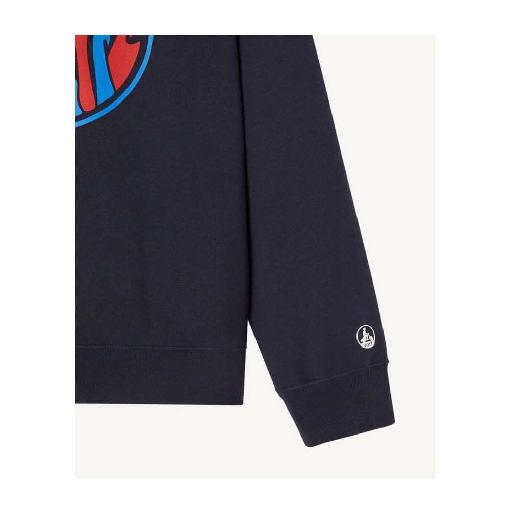 Jott Biologisch Katoenen Bedrukte Sweater Blauw Blue Heren