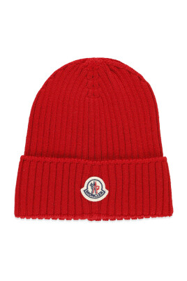 enfants-bonnet-laine-rouge-logo-avant