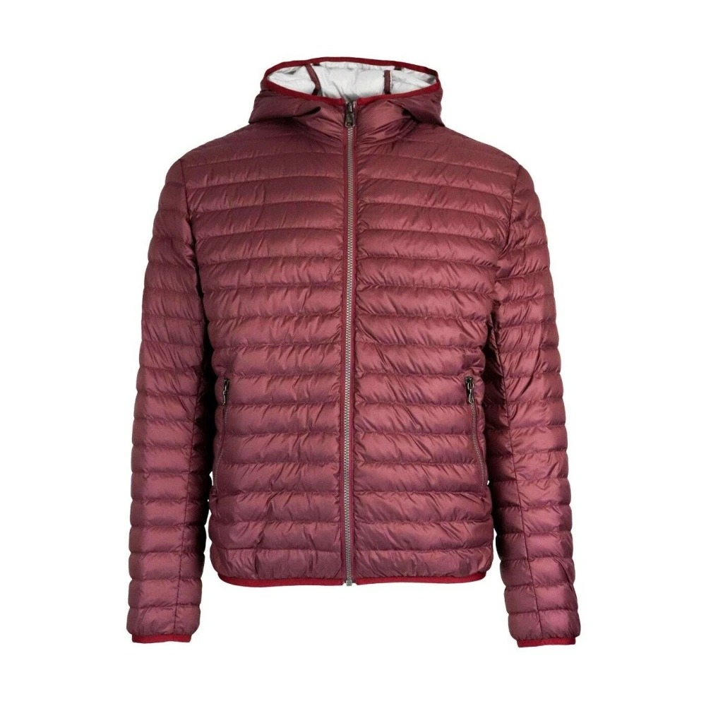 Colmar Men's Red Purple Polyester Hooded Jacket - Down Jackets - L - Jackets