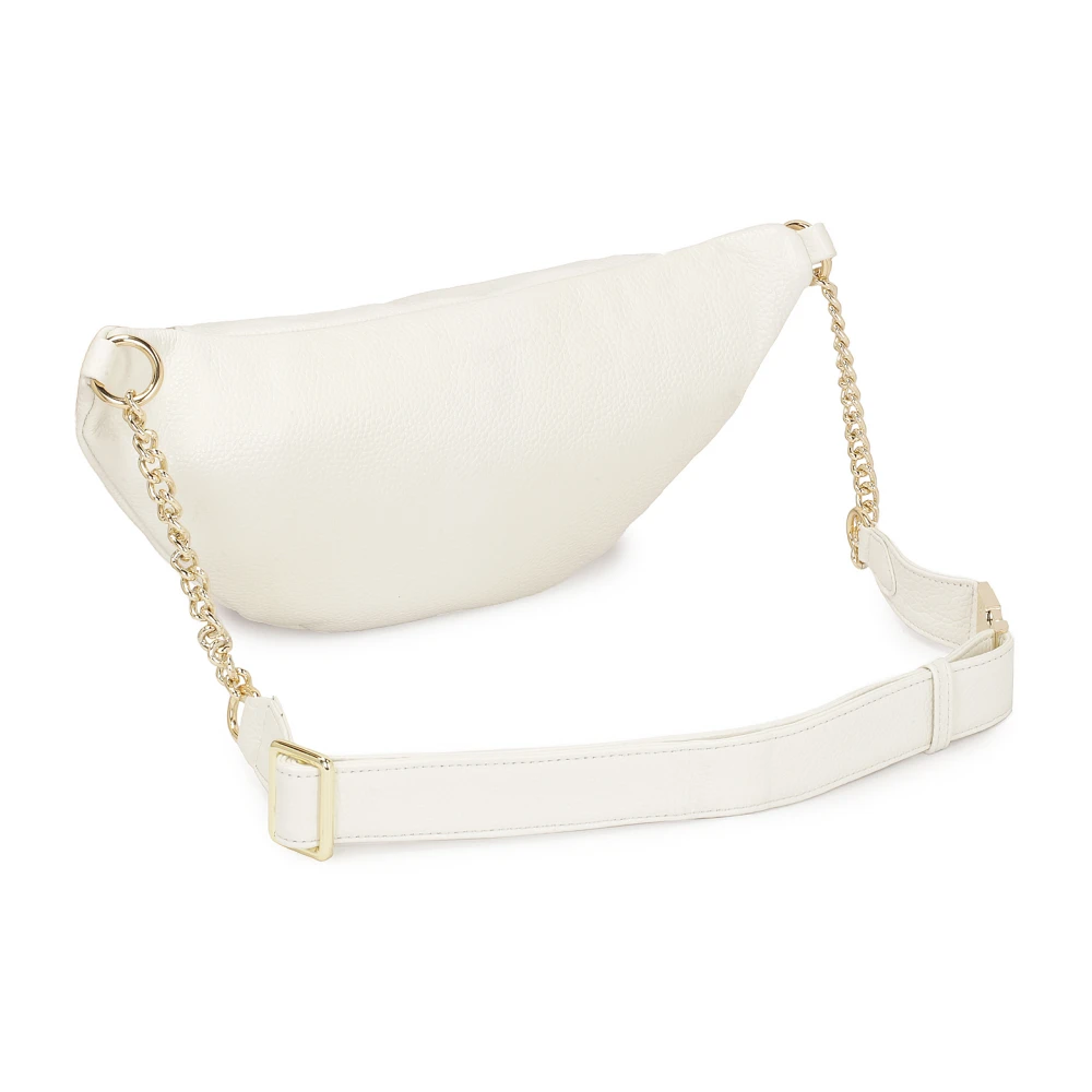 Kazar Leren heuptas in witte kleur White Dames