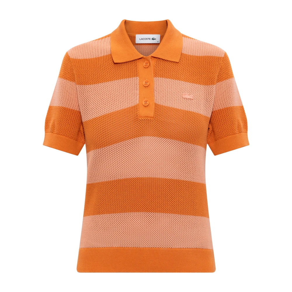 Lacoste Damen Orange Oberteile, Xsgröße: