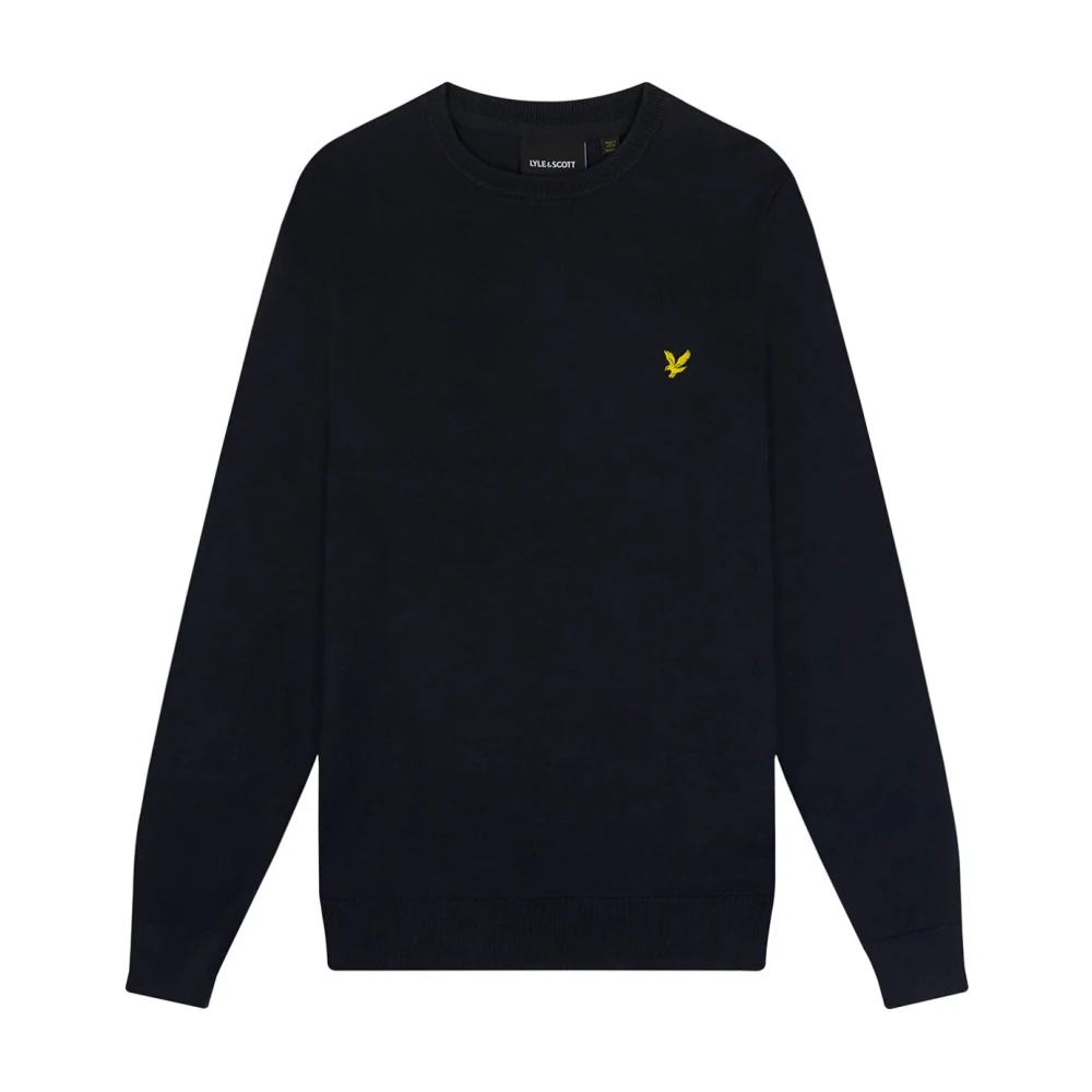 Lyle & Scott Men's Blue Round-Neck Knitwear