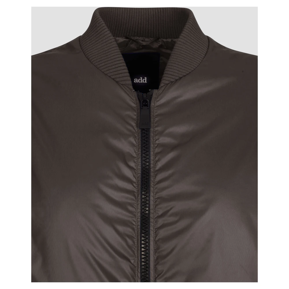 add Bomber IN Gewaxt Nylon Black Dames