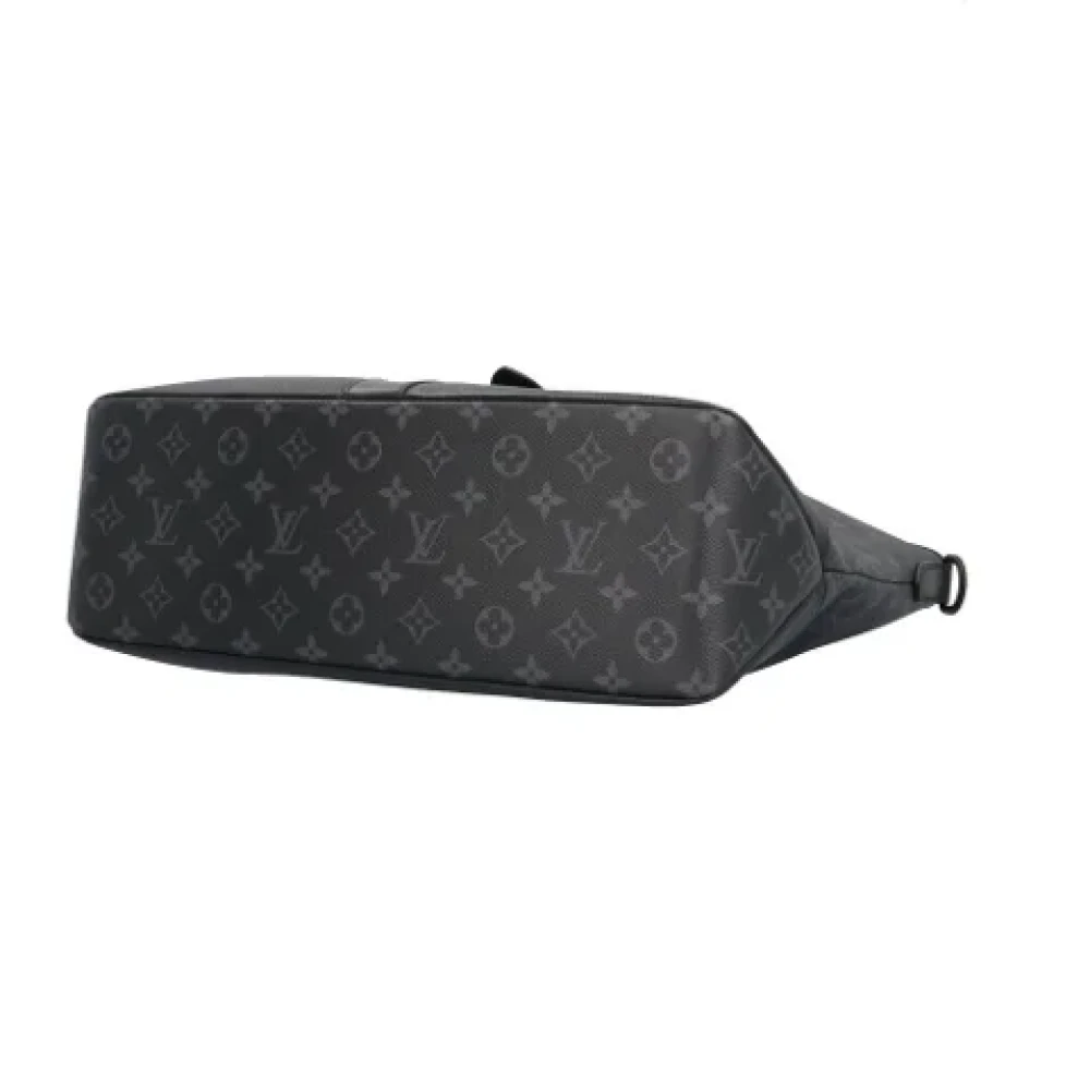Louis Vuitton Vintage Pre-owned Canvas shoulder-bags Black Dames