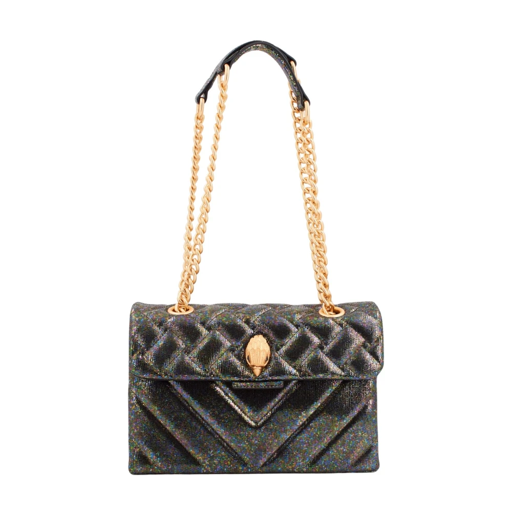Kurt Geiger Leren schoudertas Kensington stijl Black Dames