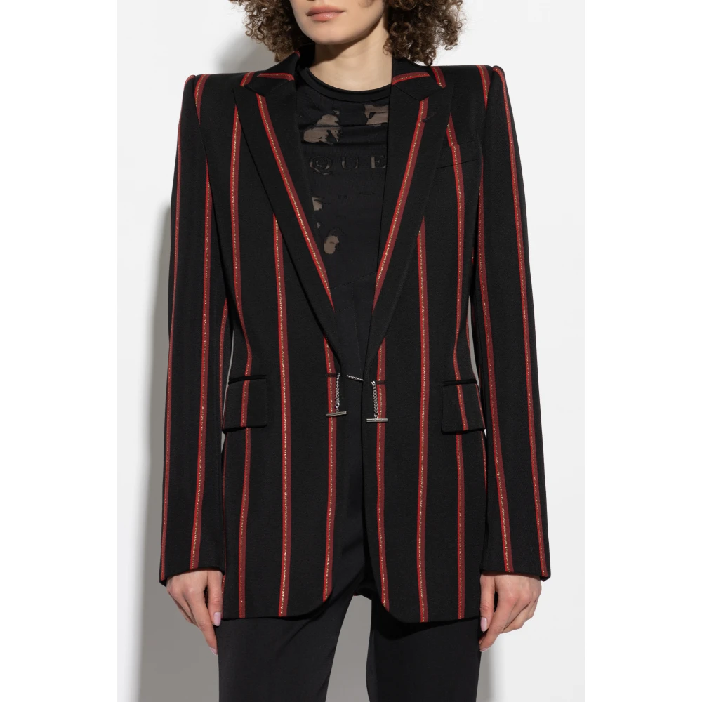 alexander mcqueen Wollen blazer Black Dames