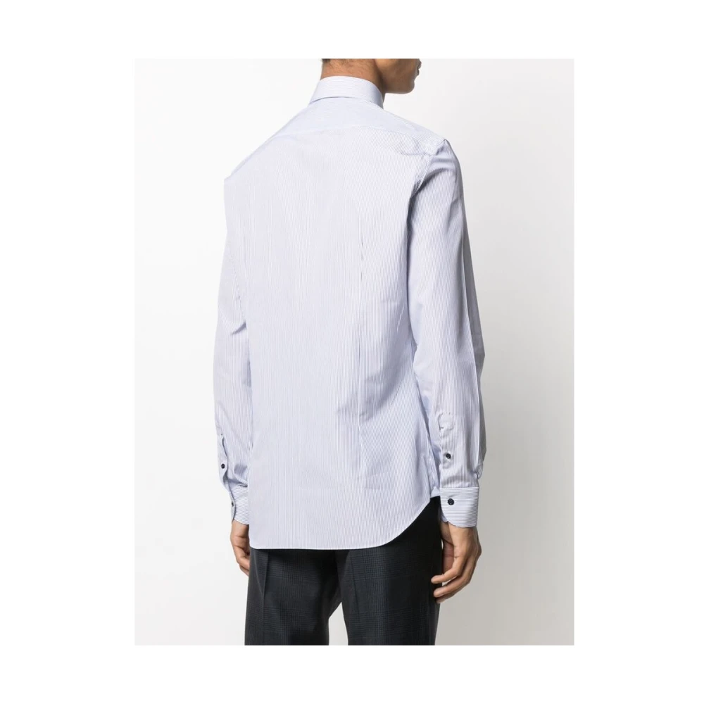 Mazzarelli Casual Shirts Blue Heren