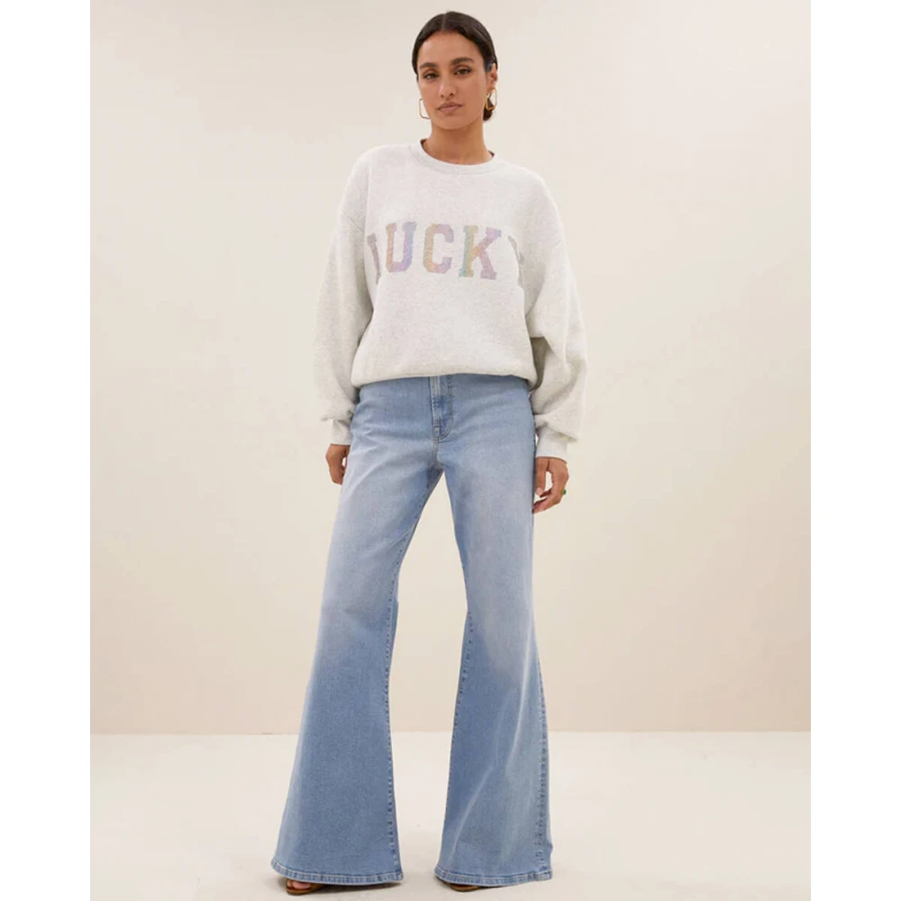 By-Bar Denim Femme Broek Blue Dames