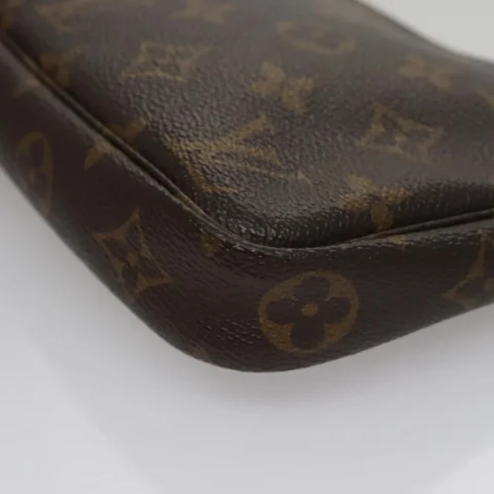 Louis Vuitton Vintage Pre-owned Canvas clutches Brown Dames