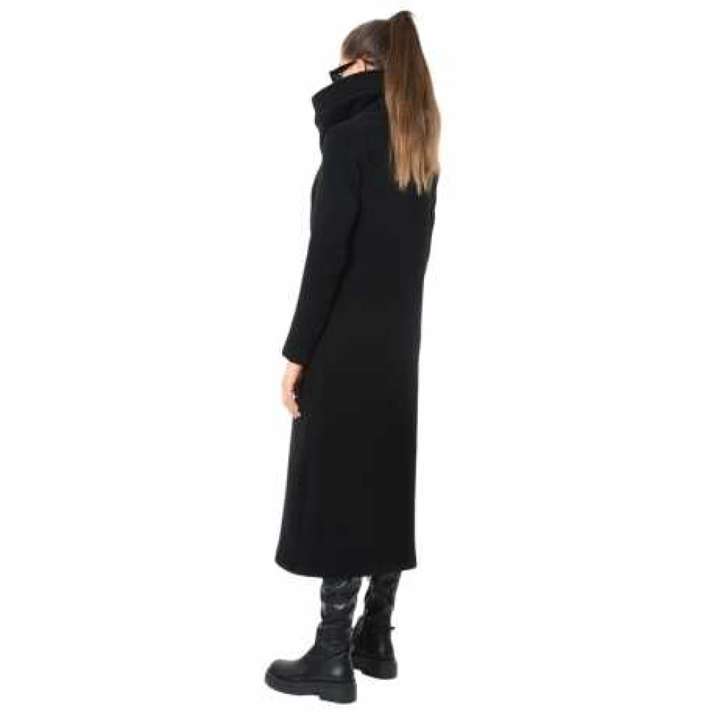 La Haine Inside Us Zwarte Wol Lange Ritsjas Lw798 Black Dames
