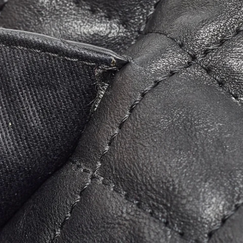 Chanel Vintage Pre-owned Leather chanel-bags Black Dames