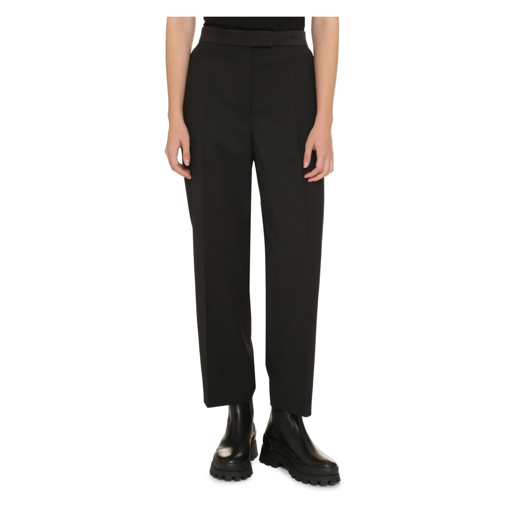 Hugo Boss Op maat gemaakte broek met achterzakken Black Dames