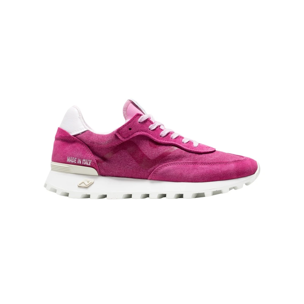 No Map Society Veloce Water Washed Canvas Suede Dames Schoenen Roze