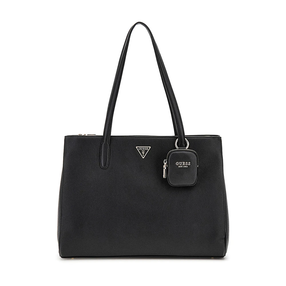 Guess Women's Black Shoulder Bags, One Size, Power Play Tech Tote