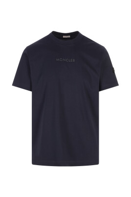 t-shirts-et-polos-bleus-avec-logo