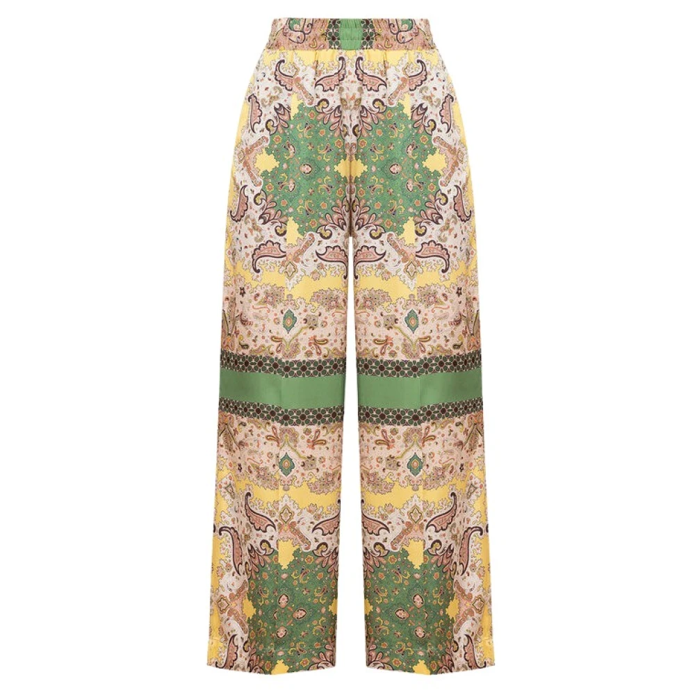 Twinset Gedrukte Pasley Broek Multicolor Dames