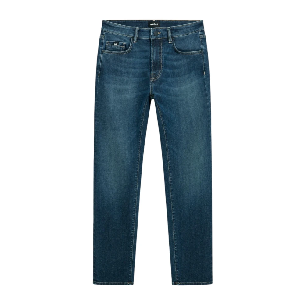 GAS Slim Fit Urban Jeans Blue Heren