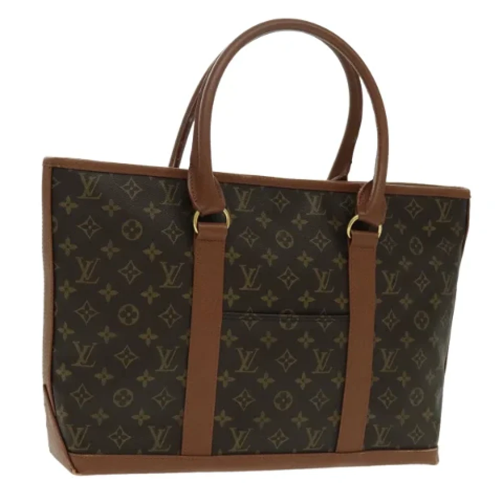 Louis Vuitton Vintage Pre-owned Canvas handbags Brown Dames