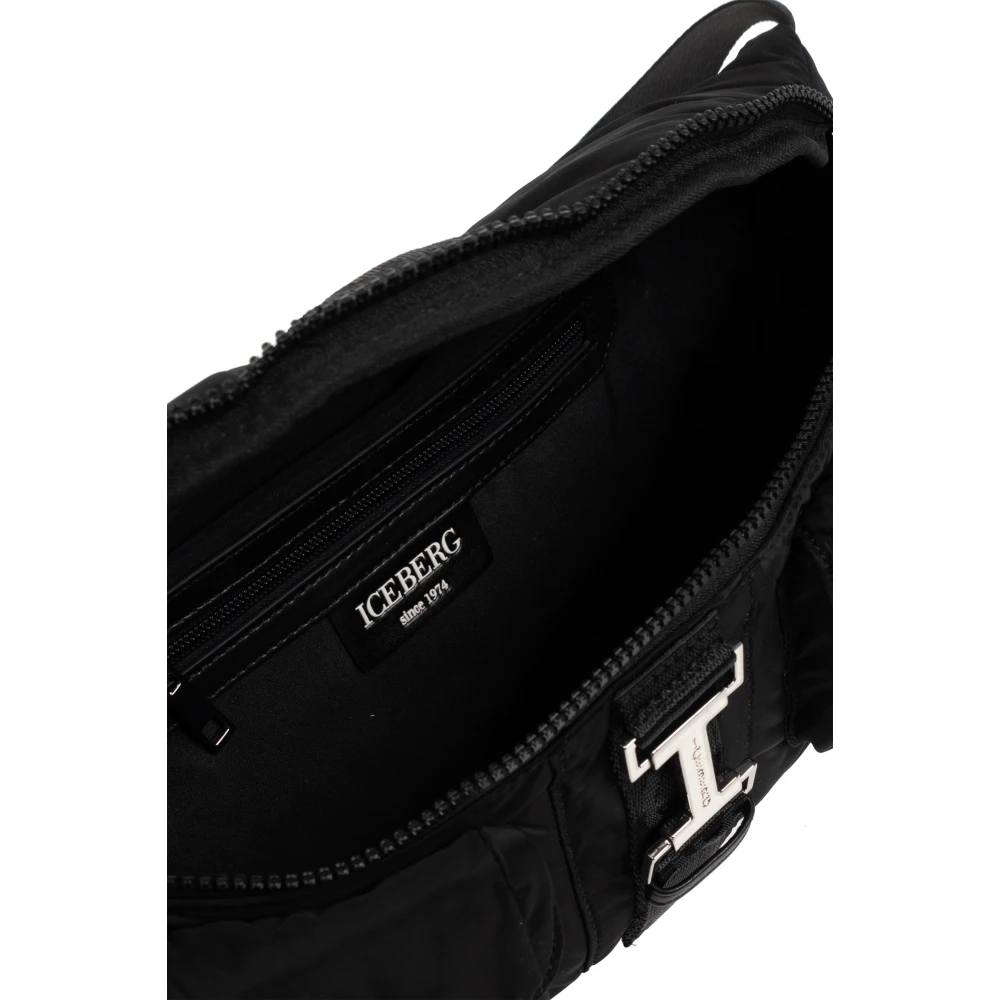 Iceberg Heuptas met logo Black Heren