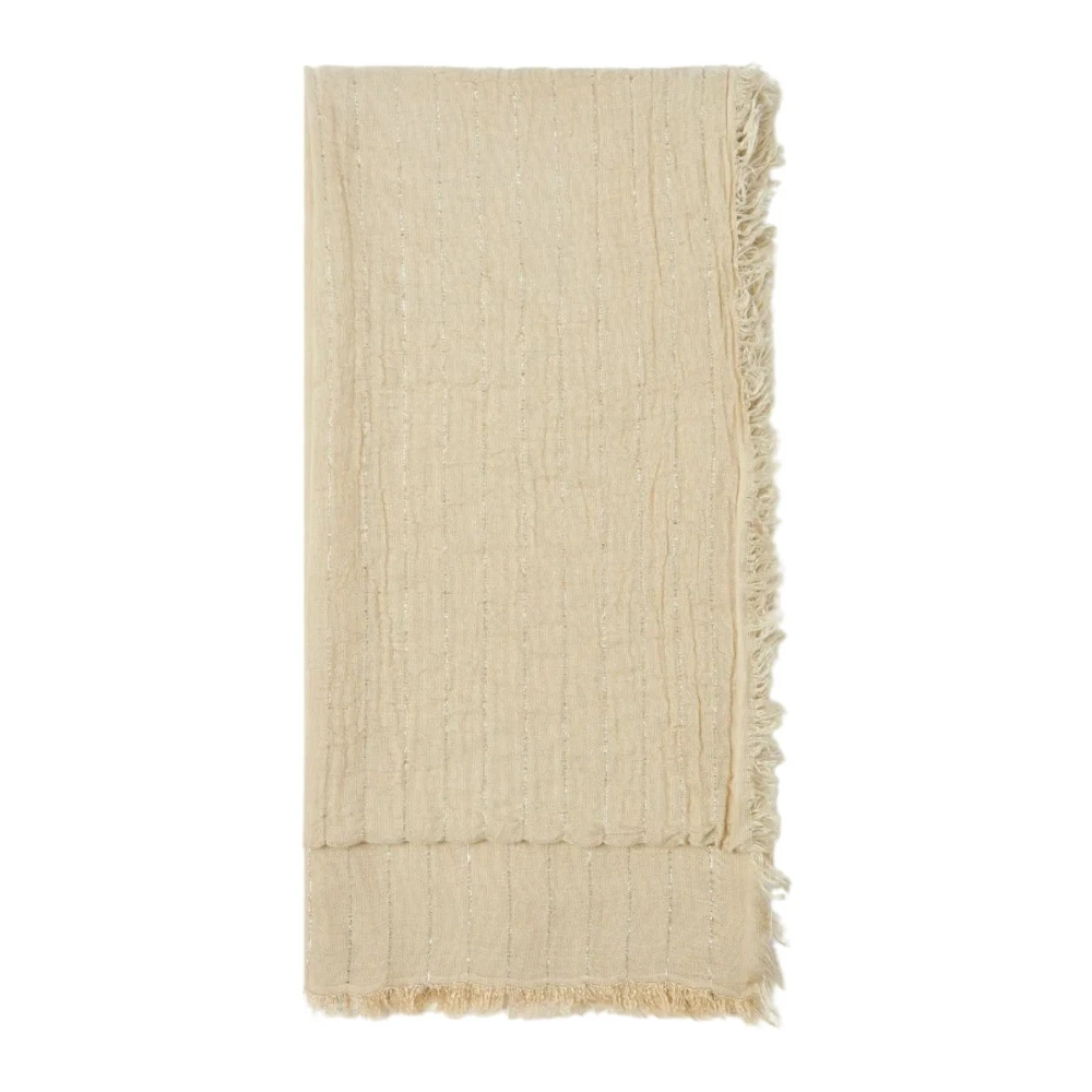 Emme Di Marella Women's Beige Scarves, One Size, Scarf