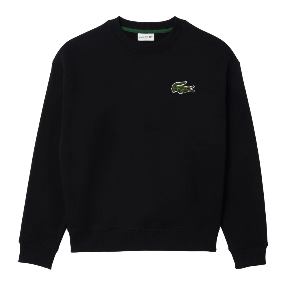 Lacoste Heren Zwarte Sweatshirt Sh6405 Black Heren