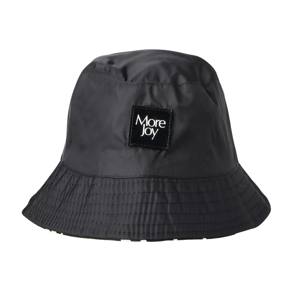 More Joy Unisex Black Logo Patch Bucket Hat