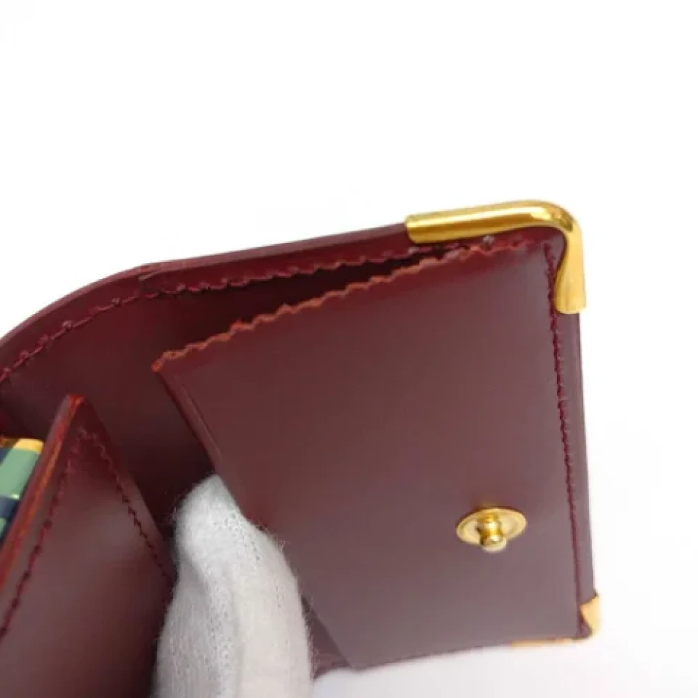 Cartier Vintage Pre-owned Leather key-holders Red Dames