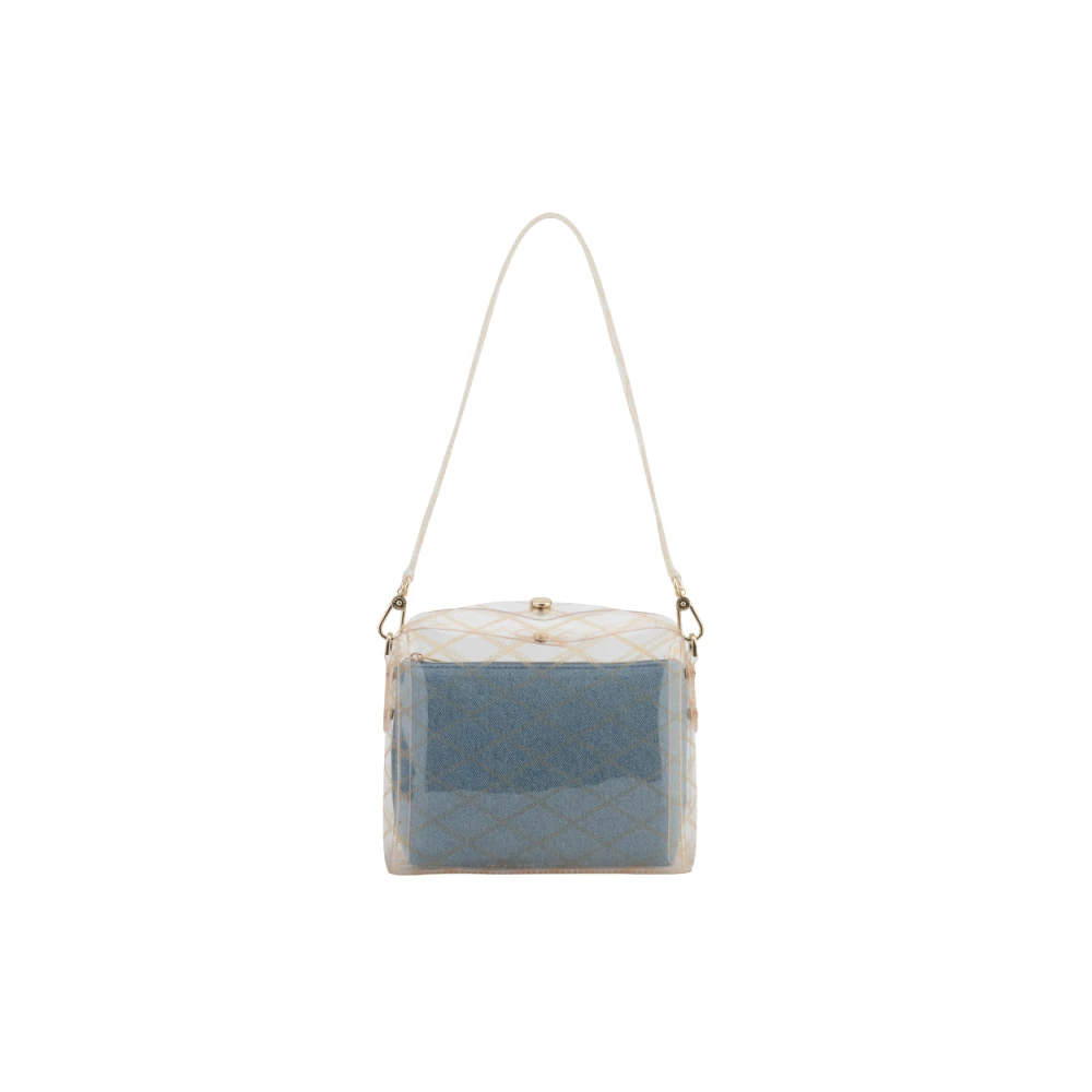 Pourchet Paris Cassetta Cristal | Trotteur jean gold Blue Dames
