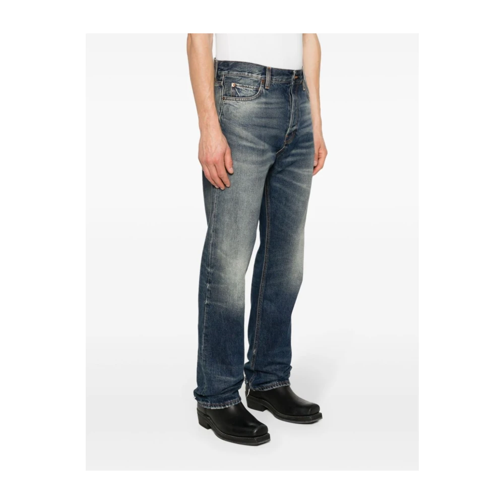 Haikure Vintage Zwarte Denim Jeans Blue Heren