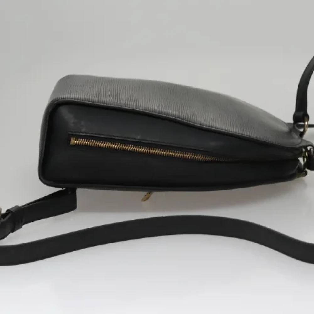 Louis Vuitton Vintage Pre-owned Leather backpacks Black Dames