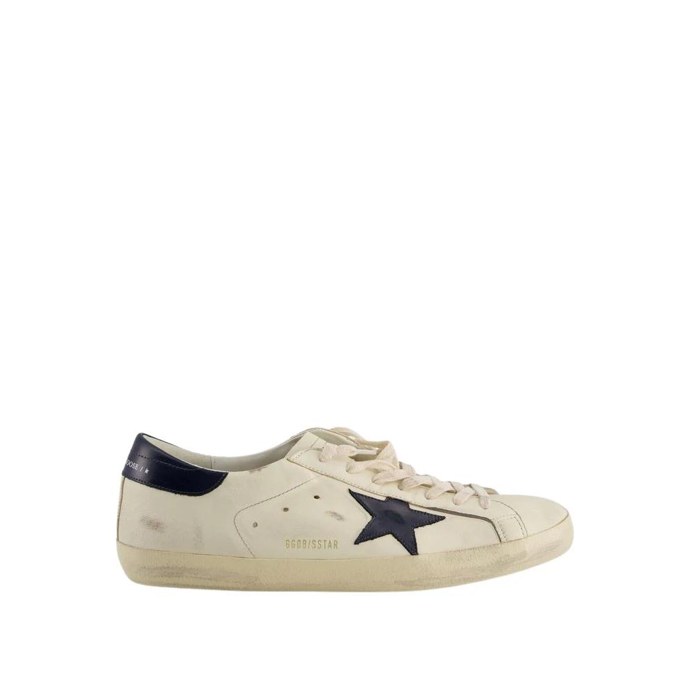 Golden Goose White Sneakers, Male, 8 Uk, Super-Star Sneaker