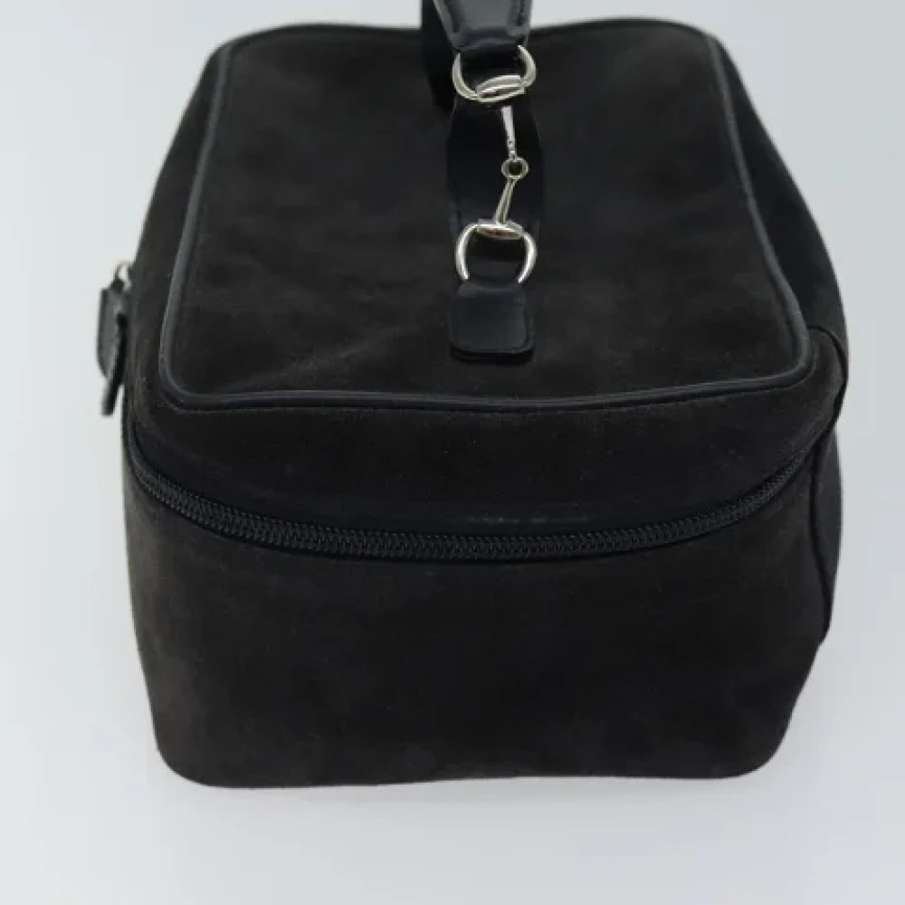 Gucci Vintage Pre-owned Suede pouches Black Dames