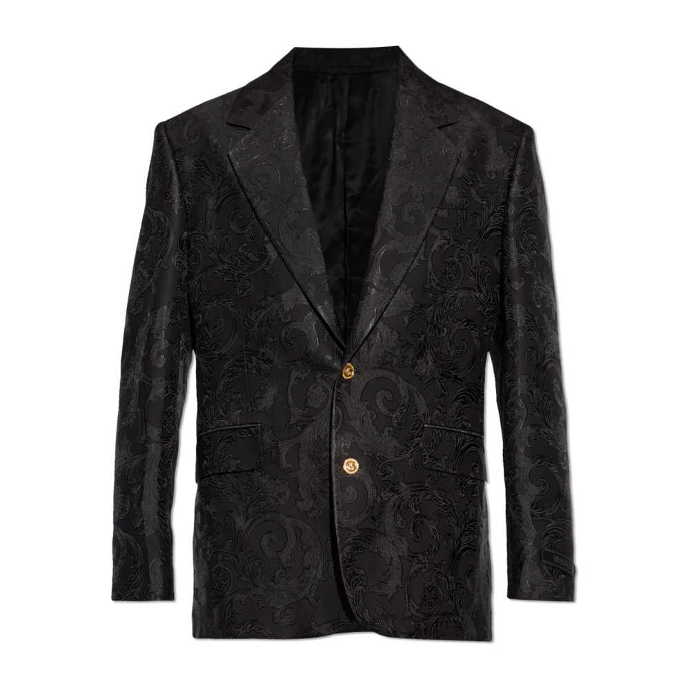 Versace Uomo Nero Giacche, L, New,