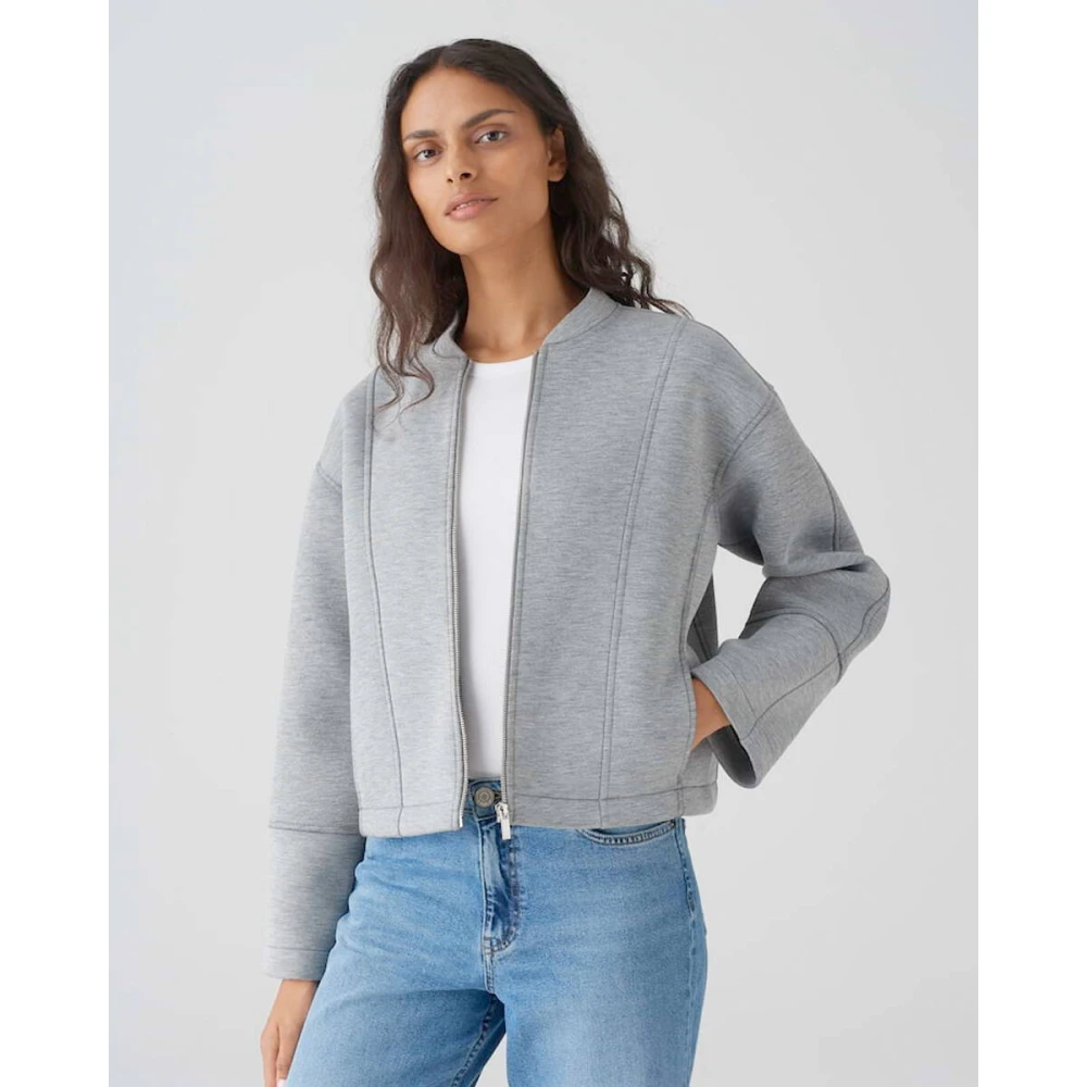 Opus Gomber Sweatshirt Gray Dames