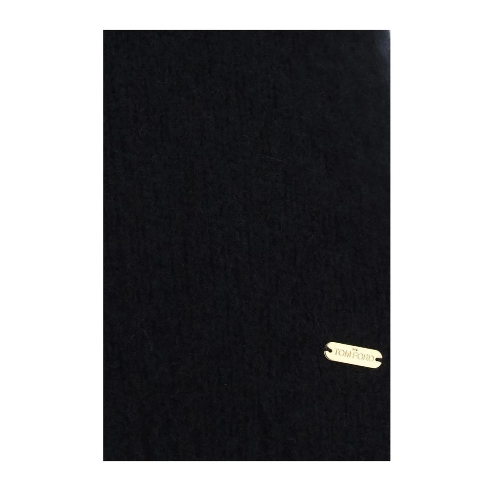 Tom Ford Monochrome Cashmere V-Neck Sweater Black Dames
