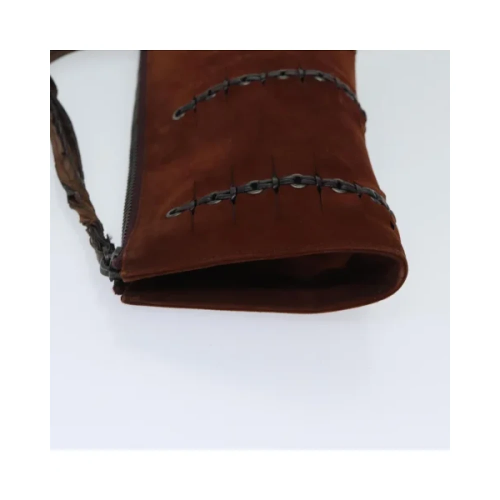 Gucci Vintage Pre-owned Suede gucci-bags Brown Dames