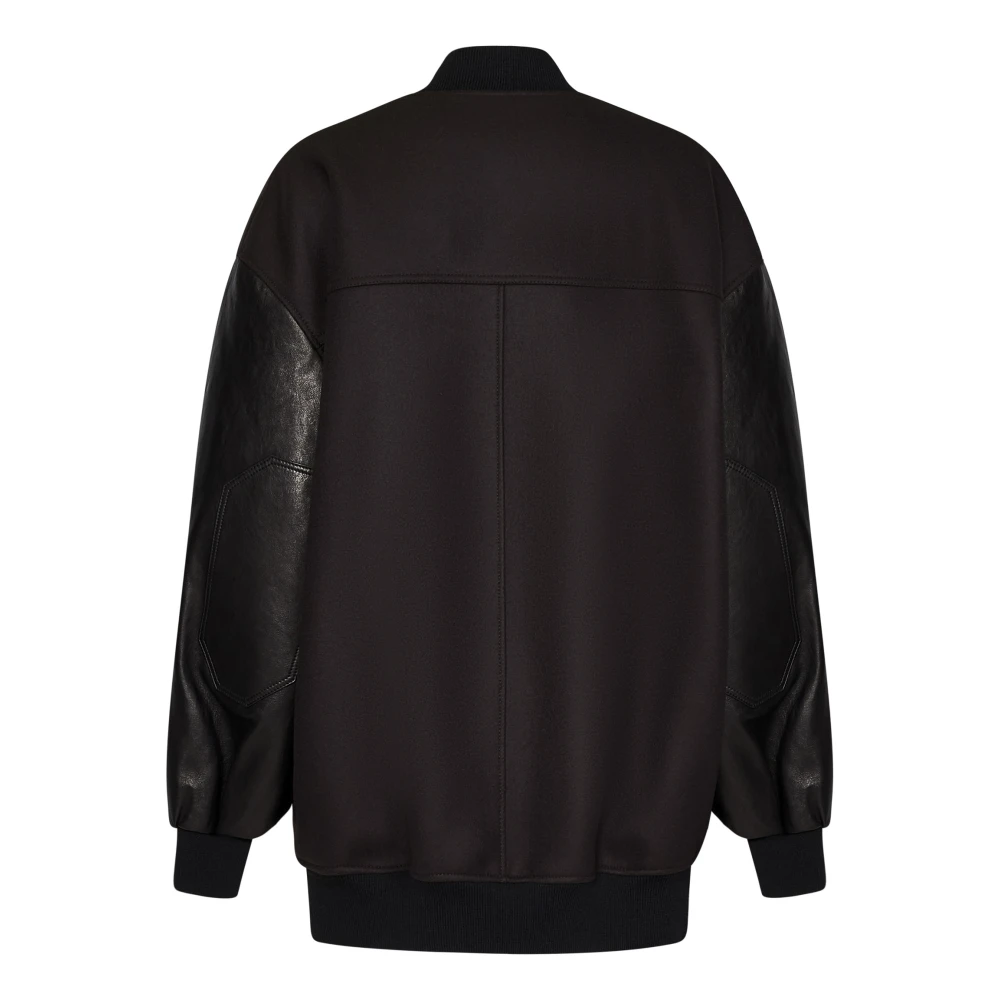 Khaite Bruine Wollen Jas Aw24 Brown Dames