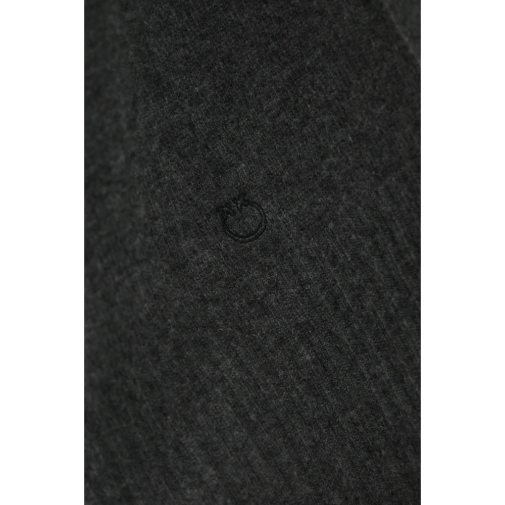 pinko Kasjmierwol Damesvest Mouwloos V-hals Gray Dames