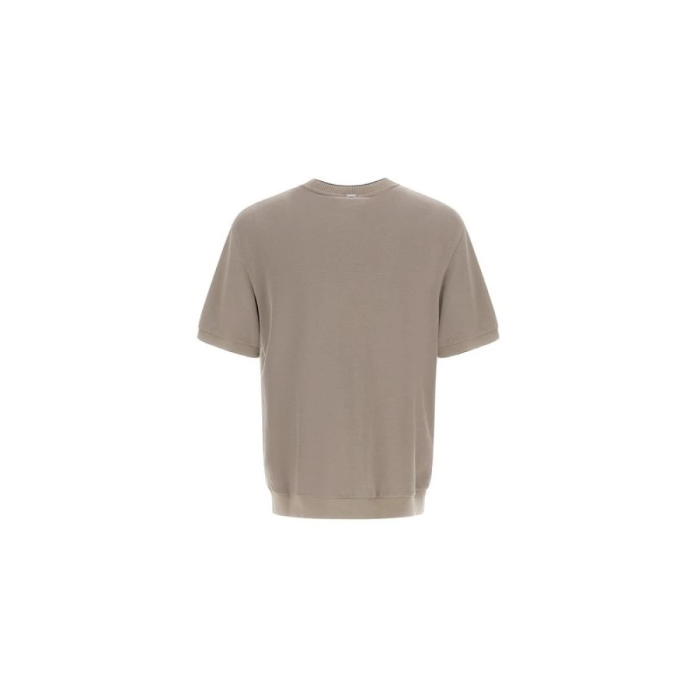 Herno T-shirt met ronde hals Brown Heren